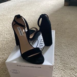 Steve Madden Carrson Black Suede size 9 wore once